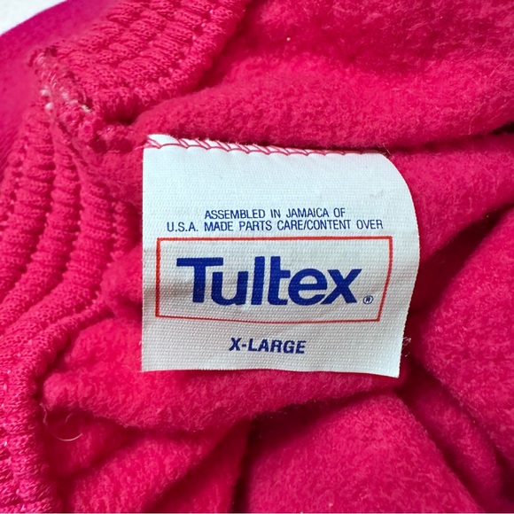 VIntage Tultex Hand Painted Cats Sweatsuit Sweatshirt Pants Pink Size XL - Picture 10 of 13